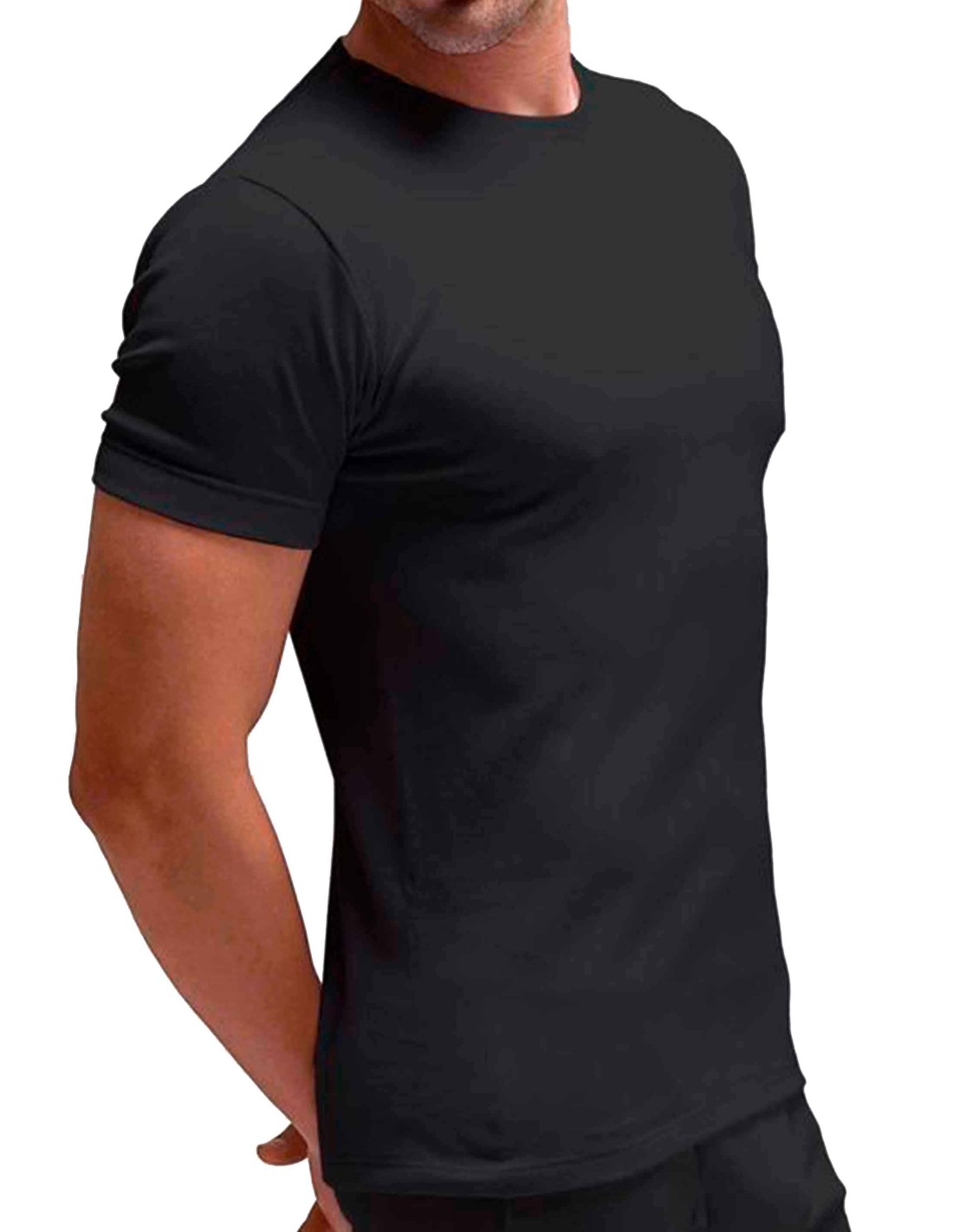 Sangora – Camiseta térmica de manga corta para hombre con funda de algodón  (8010070 M-XXL