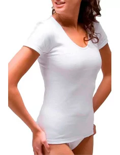 Camiseta Manga corta mujer de algodón compra online de ropa