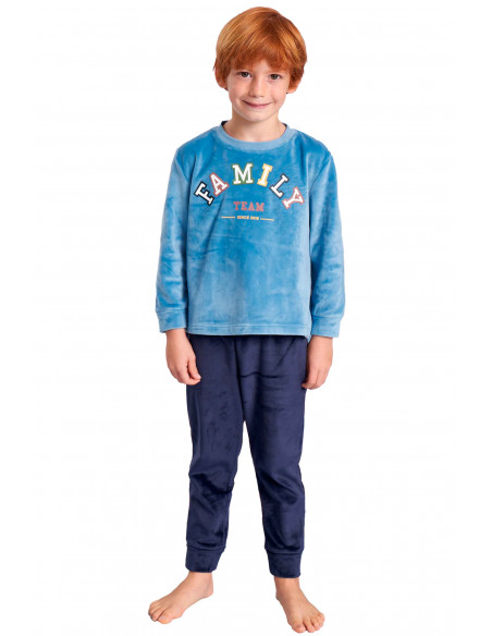Pijama de niño de invierno “Family Team” de la marca MUYDEMI