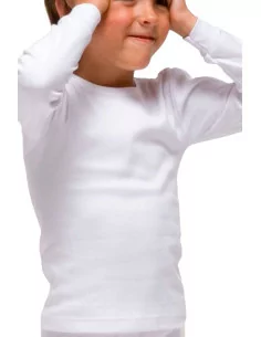 Camisetas interior de manga larga de niño de invierno