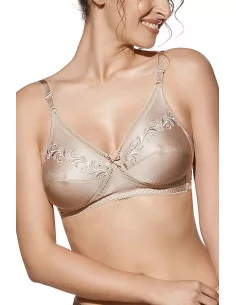 POINTED COTTON BRA